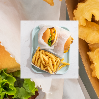 fries and burger
