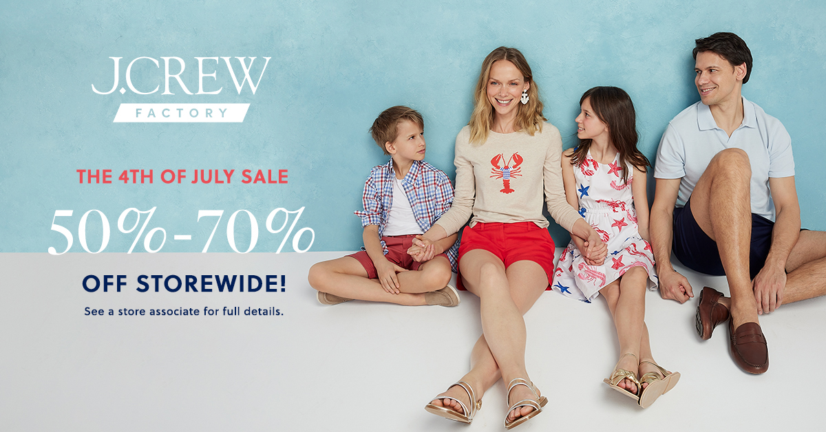 50-70% Off Storewide at J.Crew Factory! icon