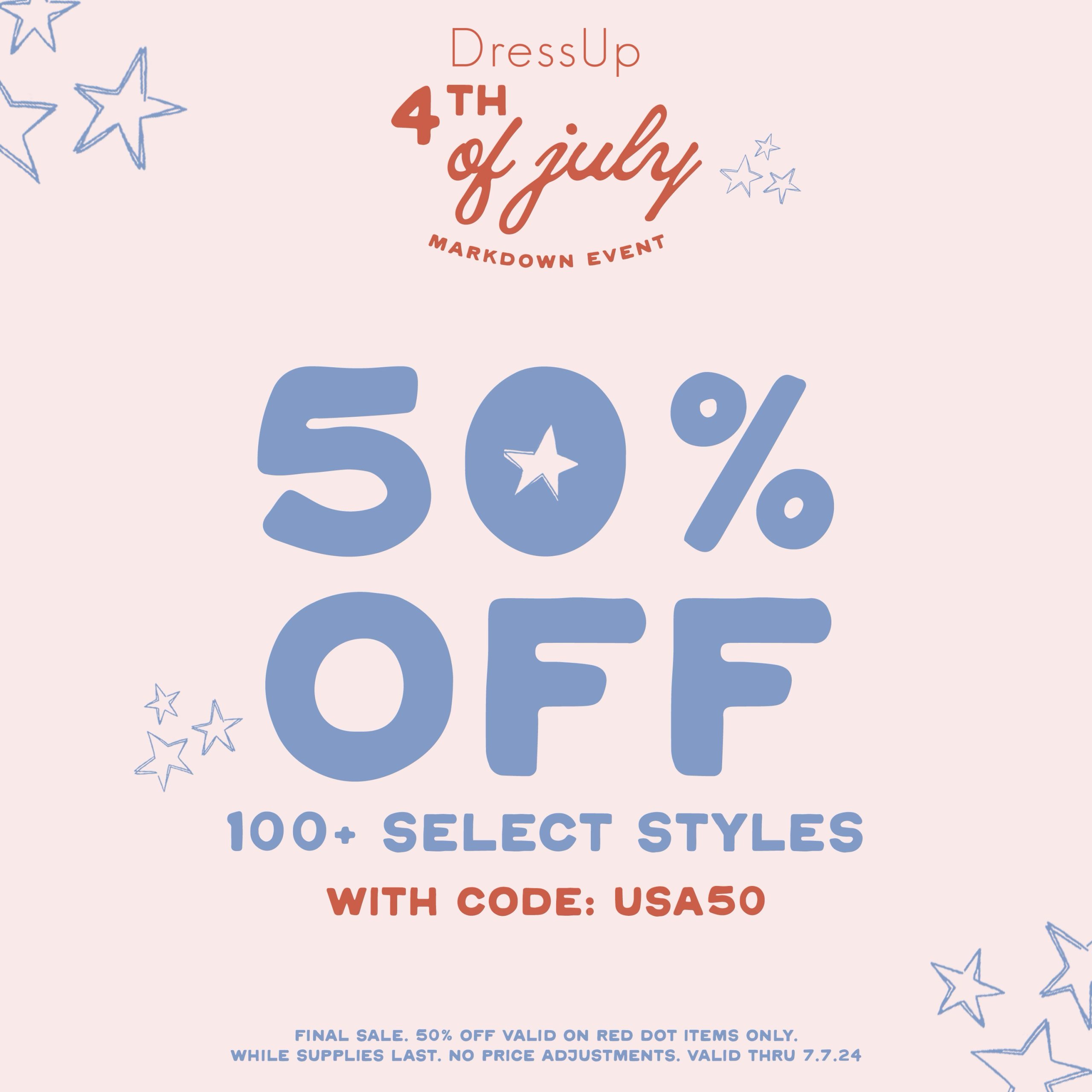 4th of July Markdown Event! icon