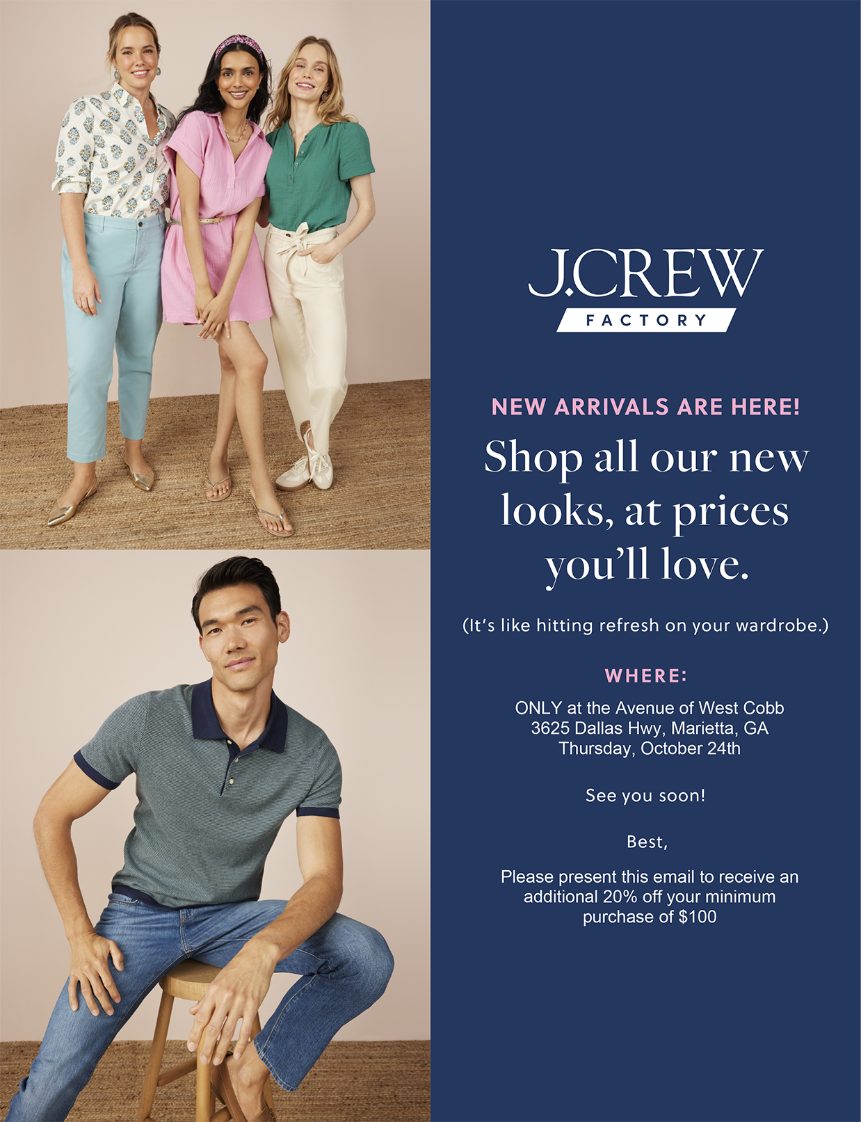 J.Crew –  New Arrivals Are Here! icon