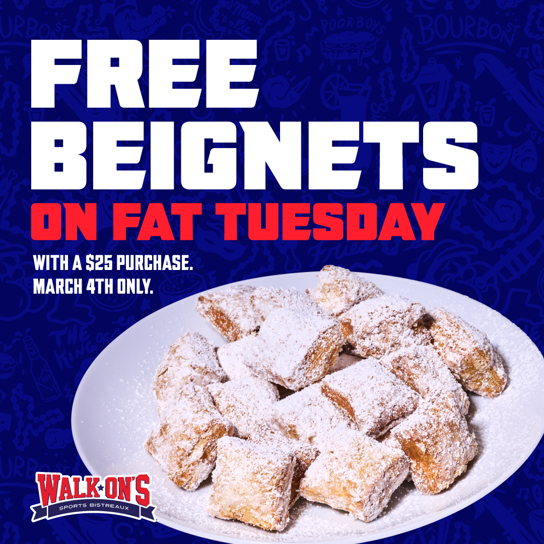 FREE Beignets on FAT Tuesday! icon