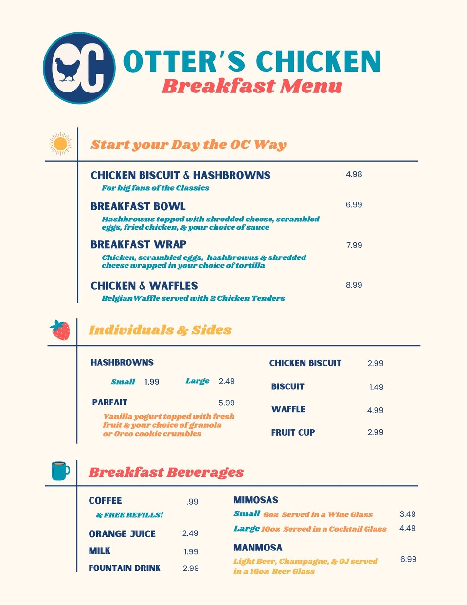 Early Bird Special at Otter’s Chicken! icon