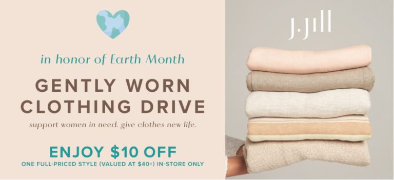Gently Worn Clothing Drive - support women in need. Give Clothes new life