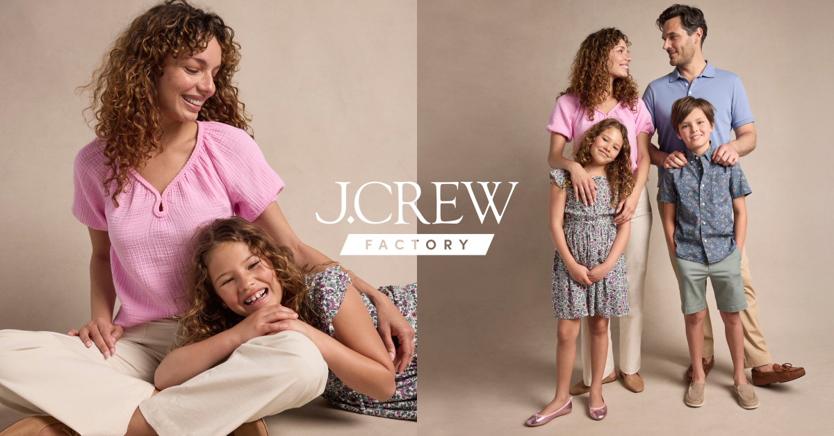 Up to 60% off everything and 50% off Crewcuts styles at J.Crew Factory! icon