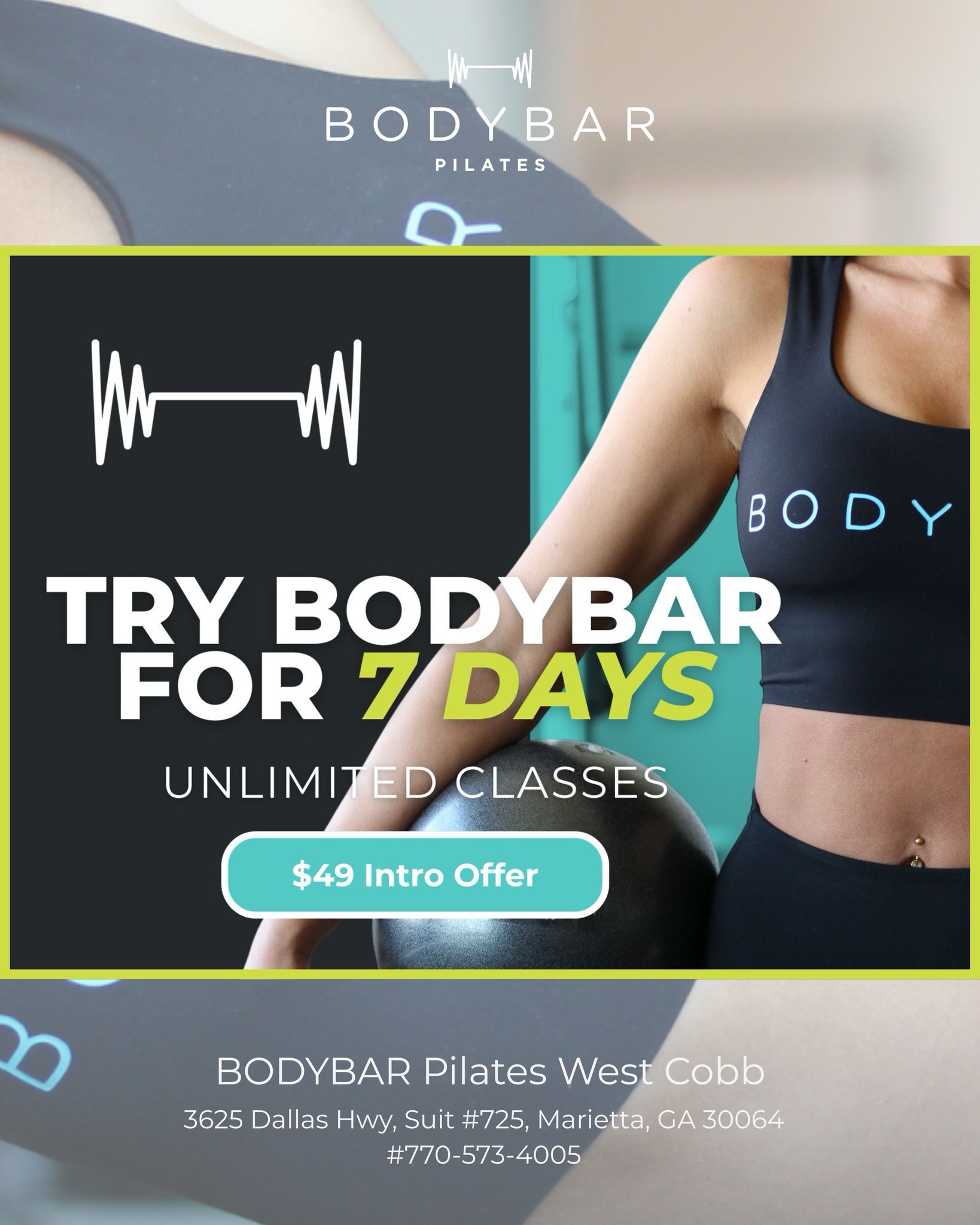 Pilates Starter Week – $49 icon